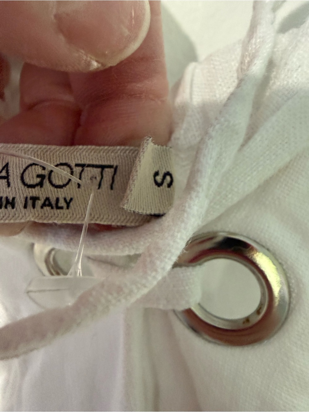Laura Gotti Made In Italy Linen Maxi Dress Beach Cover Up flaw - Picture 11 of 11